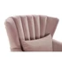 Kép 4/7 - Fotel bársony, gumifa 73x70x87 cm pink