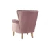 Kép 7/7 - Fotel bársony, gumifa 73x70x87 cm pink