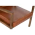 Kép 3/9 - Fotel bőr, fa 60x72x77 cm barna