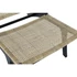 Kép 3/7 - Fotel fonott teakfa, rattan 65x78x68 cm fekete, natúr
