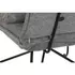 Kép 9/9 - Fotel párnával poliészter, fém 66x78x75 cm szürke, fekete