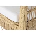 Kép 5/7 - Fotel párnával rattan 56x63x86 cm natúr, fehér