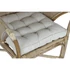 Kép 3/8 - Fotel párnával rattan, pamut 65x63x90 cm barna, fehér
