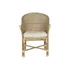 Kép 6/8 - Fotel párnával rattan, pamut 65x63x90 cm barna, fehér