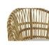 Kép 4/7 - Fotel párnával rattan, pamut 74x67x85 cm natúr, fehér