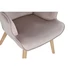 Kép 3/9 - Fotel poliészter, fa 75x69x96 cm pink
