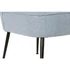 Kép 5/8 - Fotel poliészter, fém 52x64x74 cm égkék, fekete
