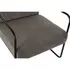 Kép 3/8 - Fotel poliészter, fém 64x74x79 cm barna, fekete