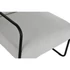 Kép 3/7 - Fotel poliészter, fém 64x74x79 cm fehér, fekete