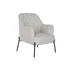 Kép 2/7 - Fotel poliészter, fém 65x73x79,5 cm bézs, fekete