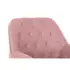 Kép 4/8 - Fotel poliészter, fém 65x73x79,5 cm pink, arany