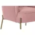 Kép 5/8 - Fotel poliészter, fém 65x73x79,5 cm pink, arany