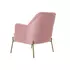 Kép 8/8 - Fotel poliészter, fém 65x73x79,5 cm pink, arany