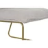Kép 5/8 - Fotel poliészter, fém 66x71x77 cm bézs, arany