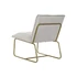 Kép 8/8 - Fotel poliészter, fém 66x71x77 cm bézs, arany