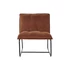 Kép 6/7 - Fotel poliészter, fém 66x71x77 cm terrakotta, fekete