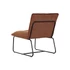 Kép 7/7 - Fotel poliészter, fém 66x71x77 cm terrakotta, fekete