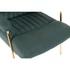 Kép 3/7 - Fotel poliészter, fém 69x90x90 cm zöld, arany