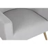 Kép 3/8 - Fotel poliészter, fém 70x74x82,5 cm szürke, arany