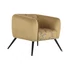 Kép 2/8 - Fotel poliészter, fém 75x71x71 cm sárga, fekete