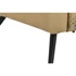 Kép 5/8 - Fotel poliészter, fém 75x71x71 cm sárga, fekete