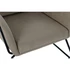 Kép 3/8 - Fotel poliészter, fém 75x76x81 cm bézs, fekete