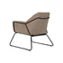 Kép 8/8 - Fotel poliészter, fém 75x76x81 cm bézs, fekete