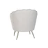Kép 7/7 - Fotel poliészter, fém 80x75x86 cm bézs, arany