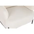 Kép 3/7 - Fotel poliészter, fém 86x74x77 cm fehér, fekete