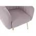 Kép 3/8 - Fotel poliészter, fém, fa, műanyag 81x75x73 cm pink, arany