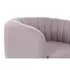 Kép 4/8 - Fotel poliészter, fém, fa, műanyag 81x75x73 cm pink, arany