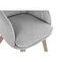 Kép 3/7 - Fotel poliészter, gumifa 56x47x72,5 cm törtfehér, világosbarna