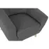 Kép 3/8 - Fotel poliészter, gumifa 83x80x81 cm szürke, natúr