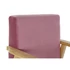 Kép 4/7 - Fotel poliészter, mdf 61x63x77 cm pink, natúr