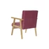 Kép 7/7 - Fotel poliészter, mdf 61x63x77 cm pink, natúr