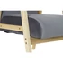 Kép 5/7 - Fotel poliészter, mdf 62x70x76 cm szürke, natúr