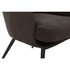 Kép 5/9 - Fotel poliészter, mdf 74x57x90 cm sötétszürke