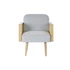 Kép 6/7 - Fotel poliészter, rattan 66x64x79 cm égkék, natúr