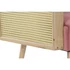 Kép 7/8 - Fotel poliészter, rattan 66x64x79 cm pink, natúr
