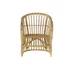 Kép 6/7 - Fotel rattan 62x72x83 cm világosbarna