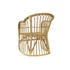 Kép 7/7 - Fotel rattan 62x72x83 cm világosbarna