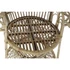 Kép 3/6 - Fotel rattan 96x71x143 cm natúr