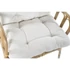 Kép 3/8 - Fotel rattan, pamut 76x72x80 cm natúr, bézs