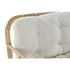 Kép 4/8 - Fotel rattan, pamut 76x72x80 cm natúr, bézs