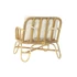Kép 8/8 - Fotel rattan, pamut 76x72x80 cm natúr, bézs