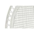 Kép 4/5 - Fotel rattan, poliészter 96x66x140 cm fehér
