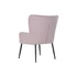 Kép 7/7 - Fotel szett poliészter, fém 70x60x84 cm pink, fekete S/2