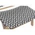 Kép 3/8 - Fotel teakfa, pvc 65x80x68 cm színes
