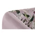 Kép 4/8 - Fotel virágok poliészter, fém 75x71x71 cm pink, fekete