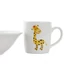 Kép 3/7 - Gyermek étkészlet porcelán 19x19x2 cm színes 2 féle S/3